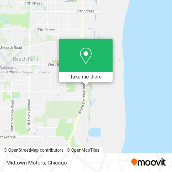 Midtown Motors map