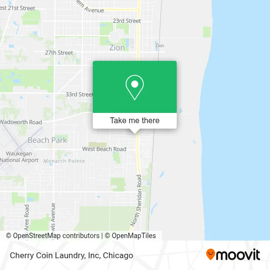 Cherry Coin Laundry, Inc map