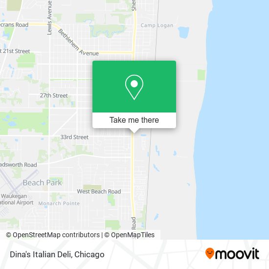 Mapa de Dina's Italian Deli
