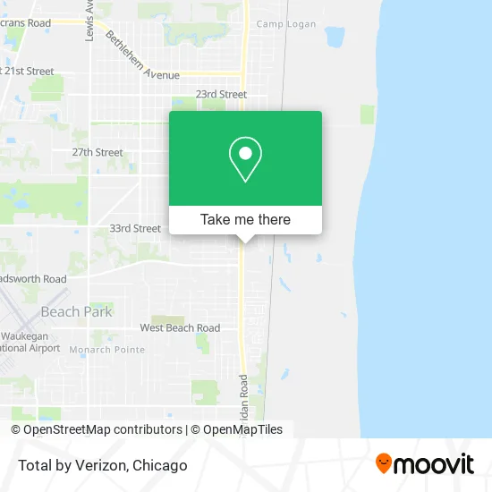 Total by Verizon map