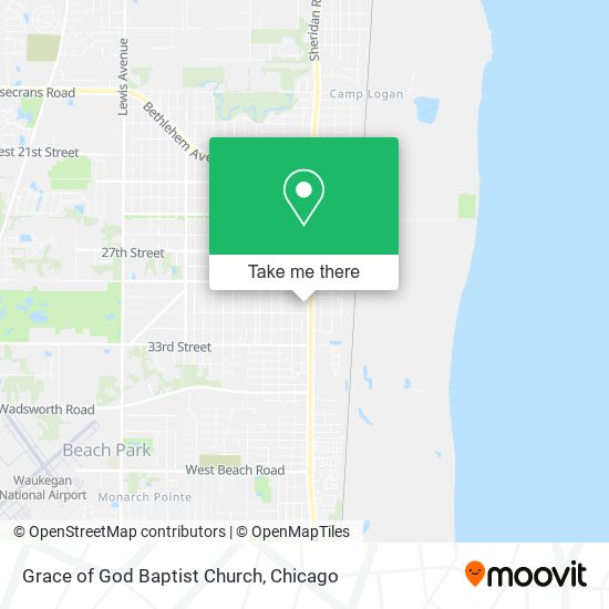 Grace of God Baptist Church map