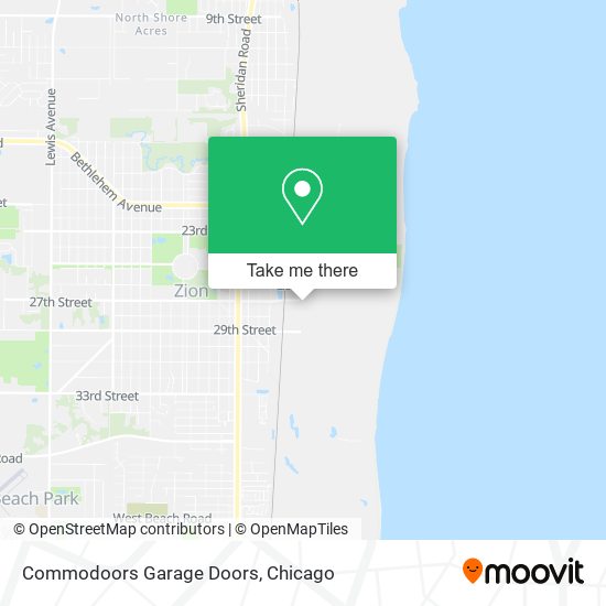 Commodoors Garage Doors map