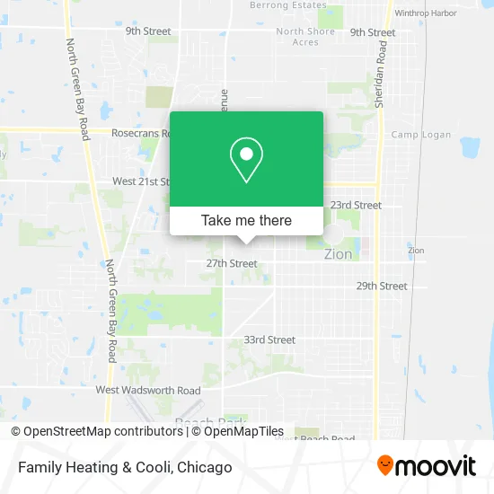 Family Heating & Cooli map