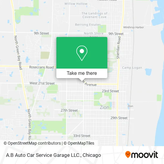 A.B Auto Car Service Garage LLC. map