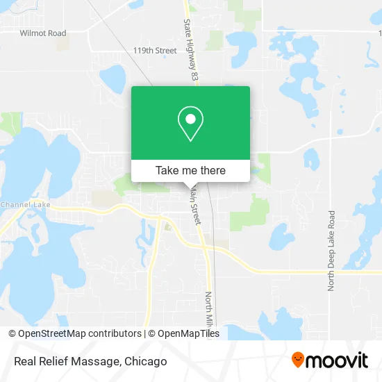 Real Relief Massage map