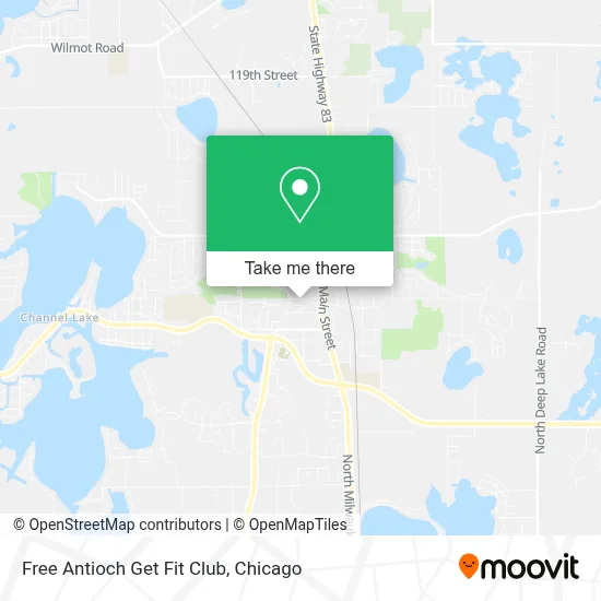 Free Antioch Get Fit Club map