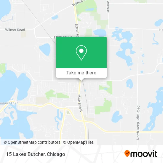 15 Lakes Butcher map