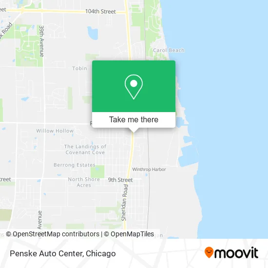 Penske Auto Center map