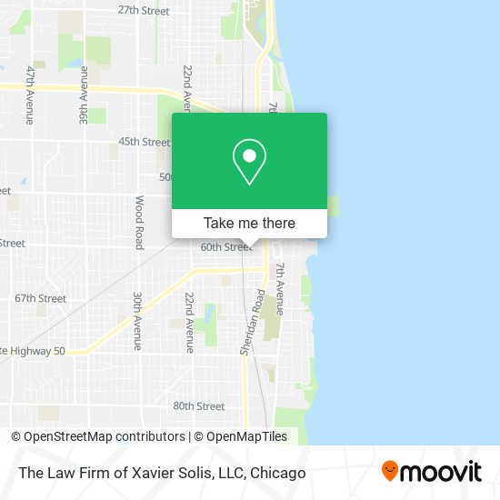 The Law Firm of Xavier Solis, LLC map