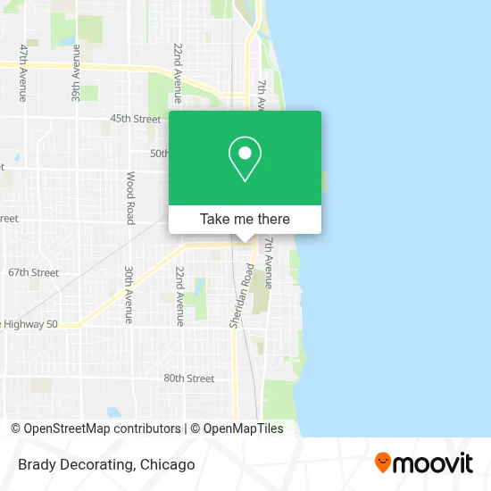 Brady Decorating map