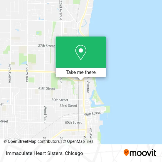 Immaculate Heart Sisters map