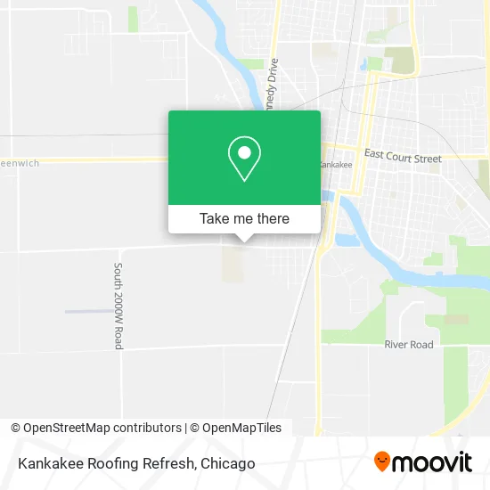 Mapa de Kankakee Roofing Refresh