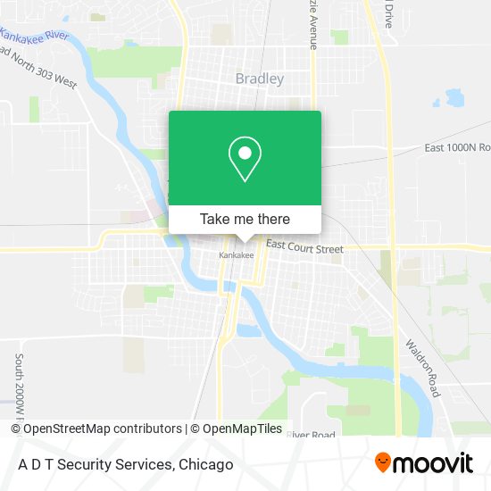 A D T Security Services map