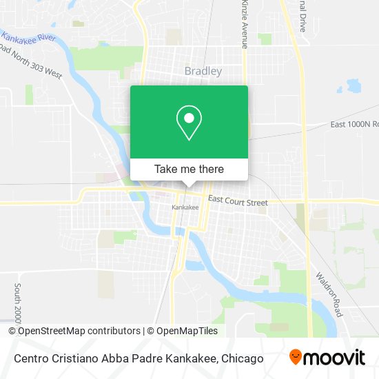 Mapa de Centro Cristiano Abba Padre Kankakee
