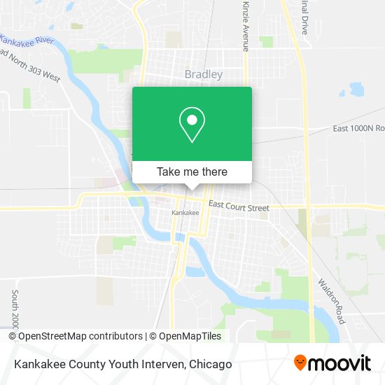 Kankakee County Youth Interven map