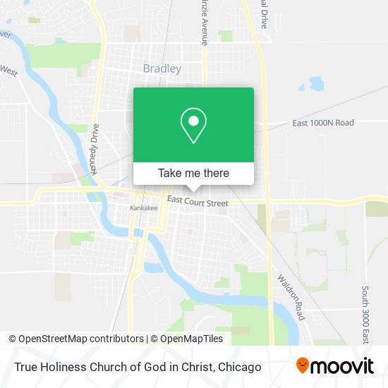 Mapa de True Holiness Church of God in Christ
