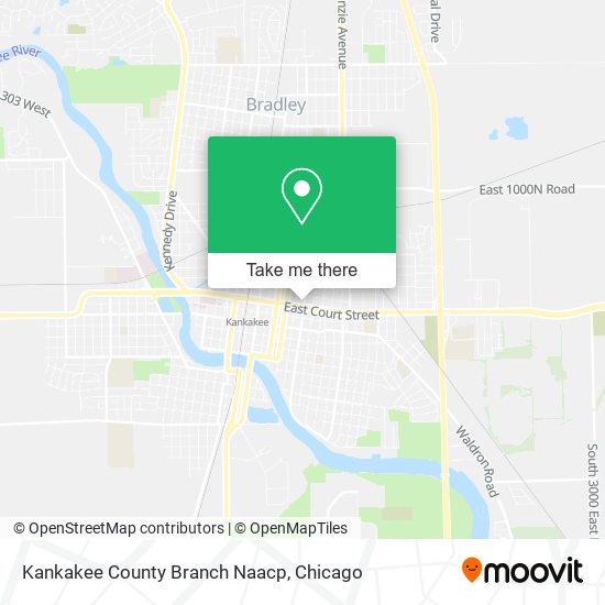 Kankakee County Branch Naacp map