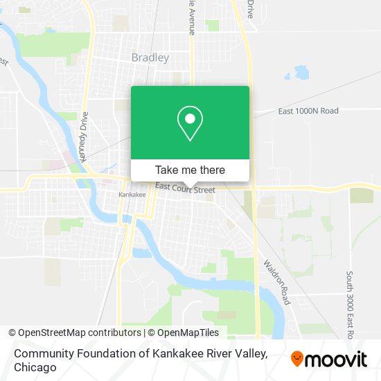 Community Foundation of Kankakee River Valley map