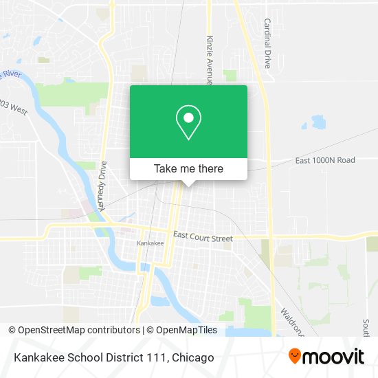 Mapa de Kankakee School District 111