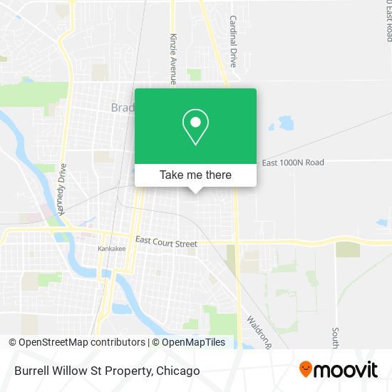 Burrell Willow St Property map