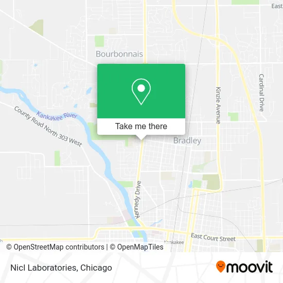 Nicl Laboratories map