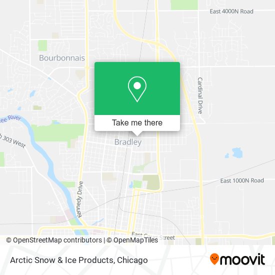 Arctic Snow & Ice Products map