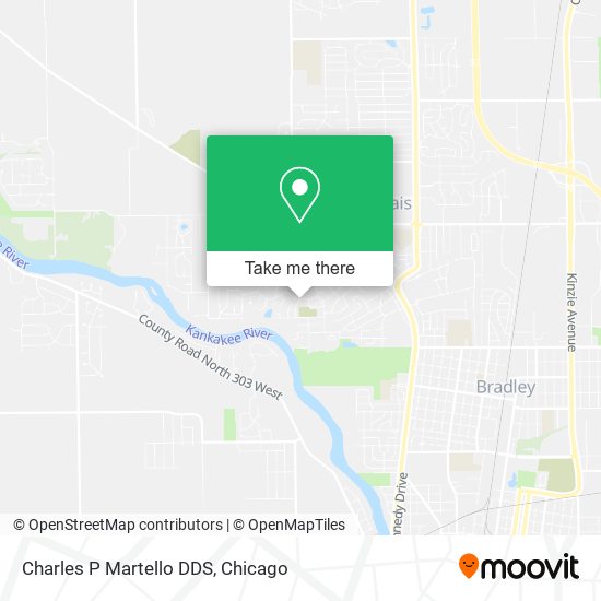 Mapa de Charles P Martello DDS