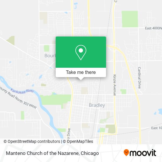 Manteno Church of the Nazarene map