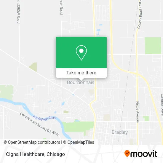 Cigna Healthcare map