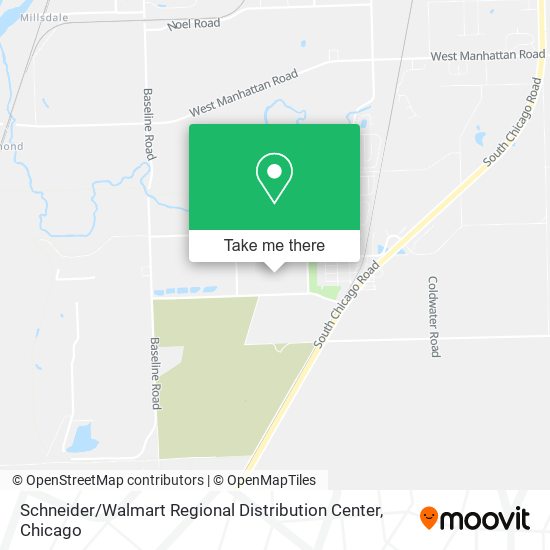 Schneider / Walmart Regional Distribution Center map