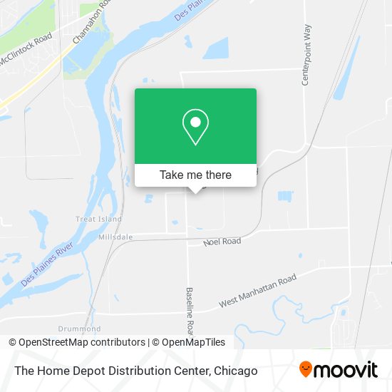 The Home Depot Distribution Center map