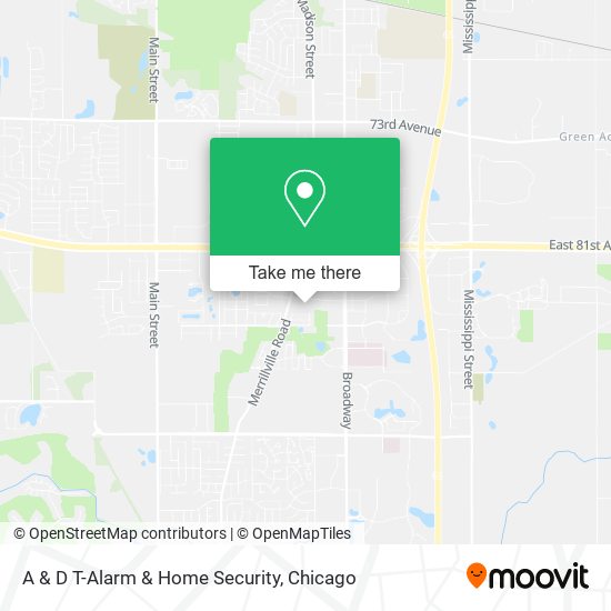 A & D T-Alarm & Home Security map