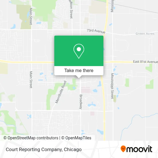 Court Reporting Company map