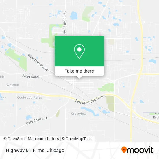 Highway 61 Films map