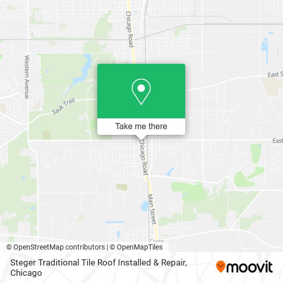 Steger Traditional Tile Roof Installed & Repair map