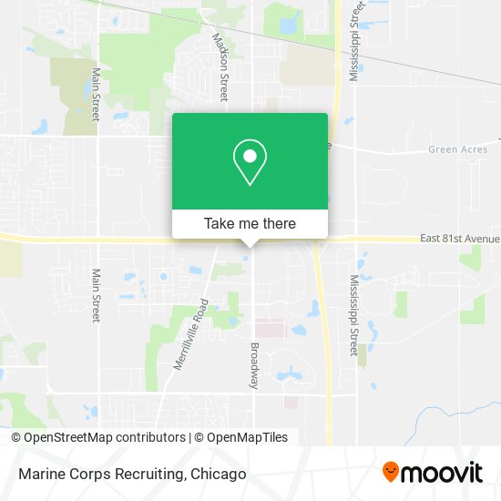 Marine Corps Recruiting map