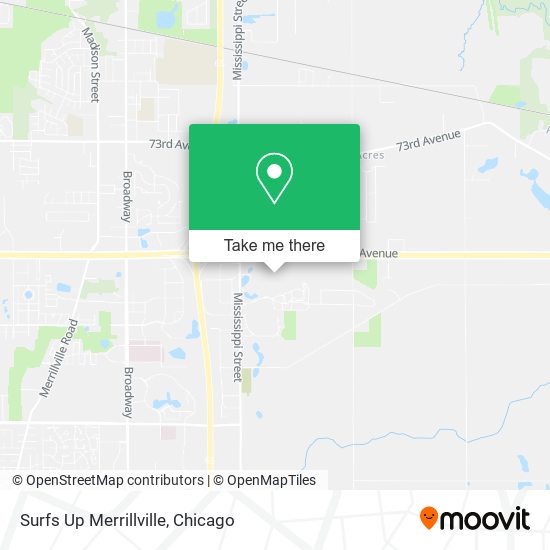 Mapa de Surfs Up Merrillville