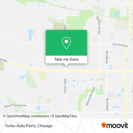 Turbo Auto Parts map