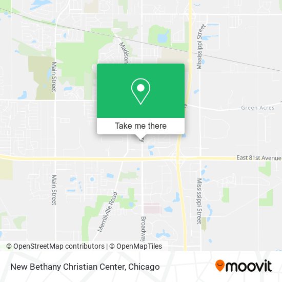 New Bethany Christian Center map