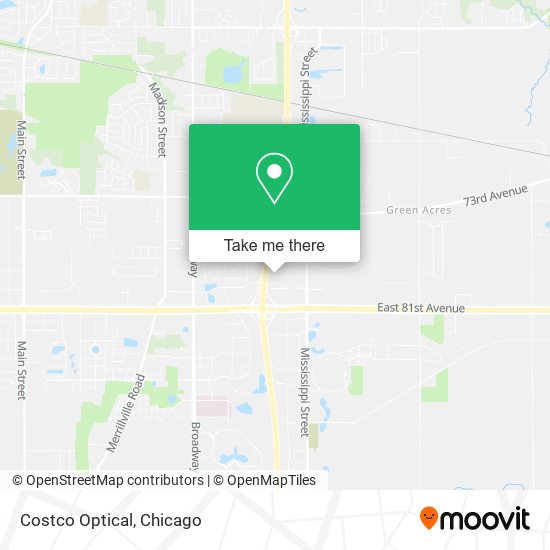 Mapa de Costco Optical