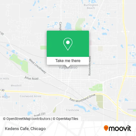 Kedens Cafe map