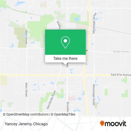 Mapa de Yancey Jeremy