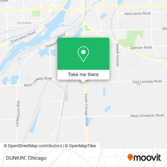 DUNKIN' map