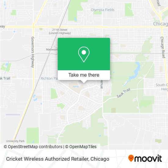 Cricket Wireless Authorized Retailer map
