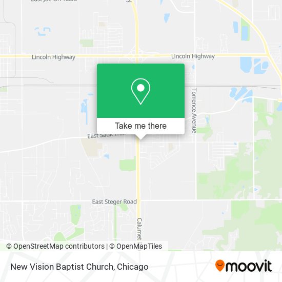 New Vision Baptist Church map