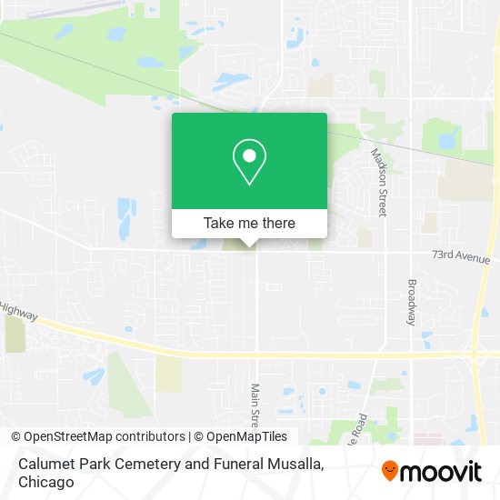 Mapa de Calumet Park Cemetery and Funeral Musalla