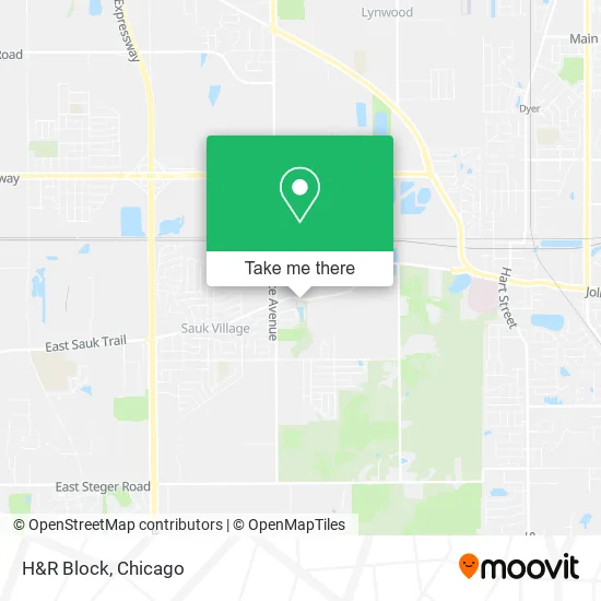 H&R Block map