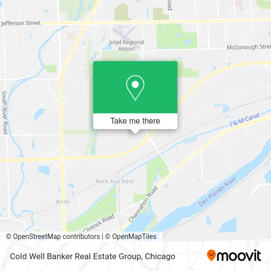 Cold Well Banker Real Estate Group map