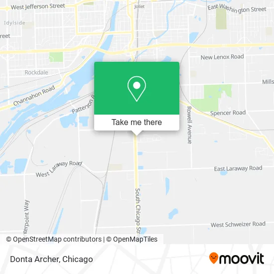 Donta Archer map