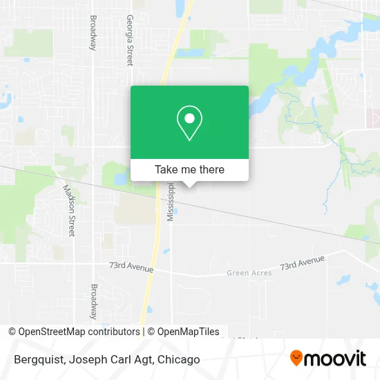 Bergquist, Joseph Carl Agt map